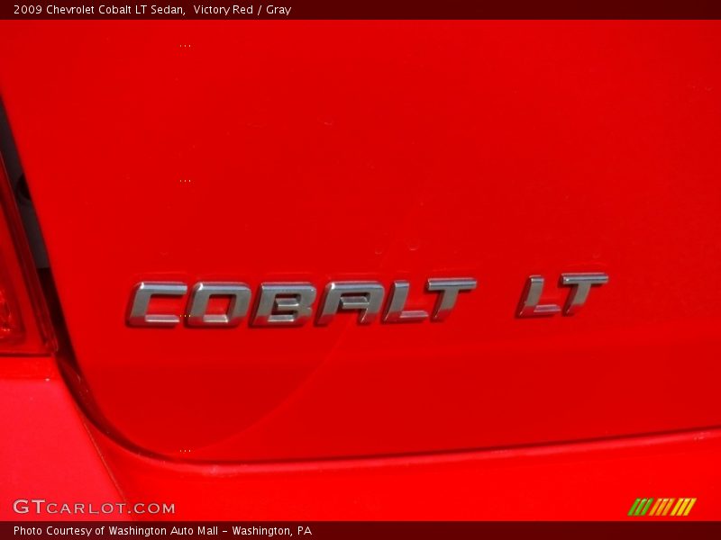 Victory Red / Gray 2009 Chevrolet Cobalt LT Sedan