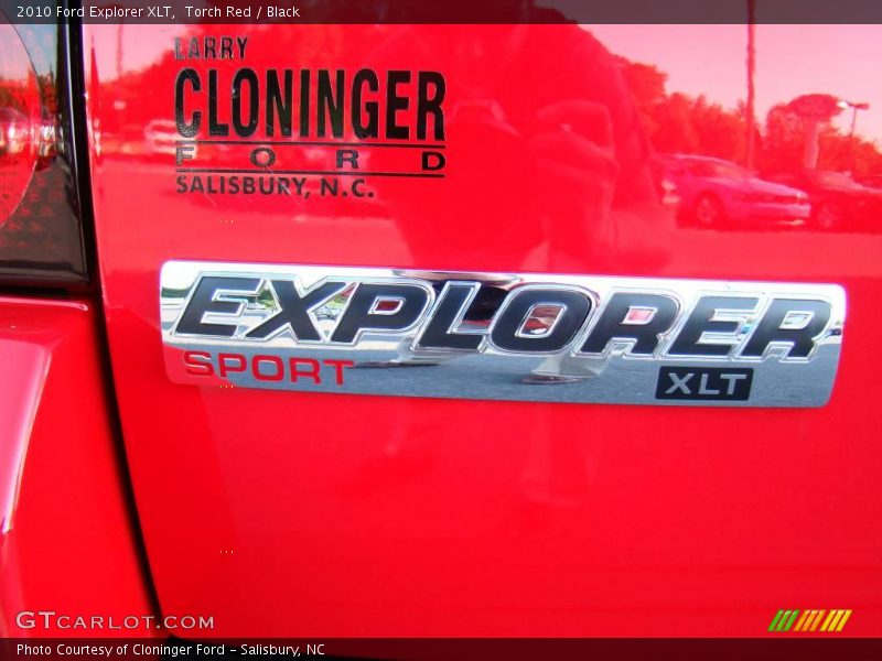Torch Red / Black 2010 Ford Explorer XLT