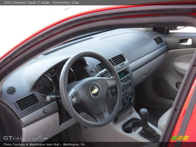 Victory Red / Gray 2009 Chevrolet Cobalt LT Sedan