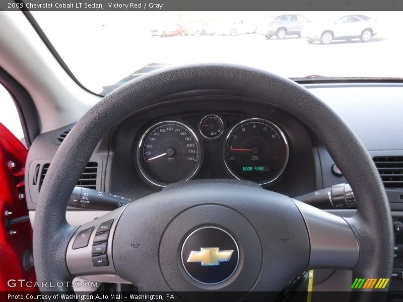 Victory Red / Gray 2009 Chevrolet Cobalt LT Sedan