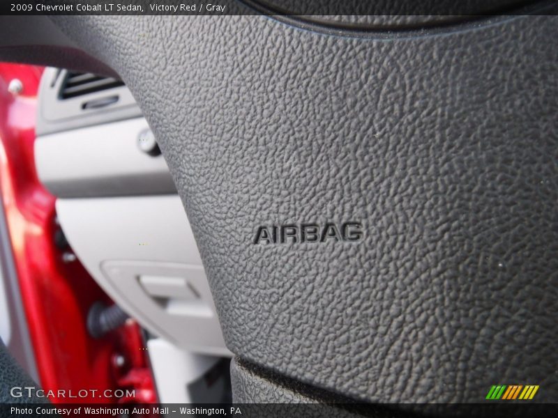 Victory Red / Gray 2009 Chevrolet Cobalt LT Sedan