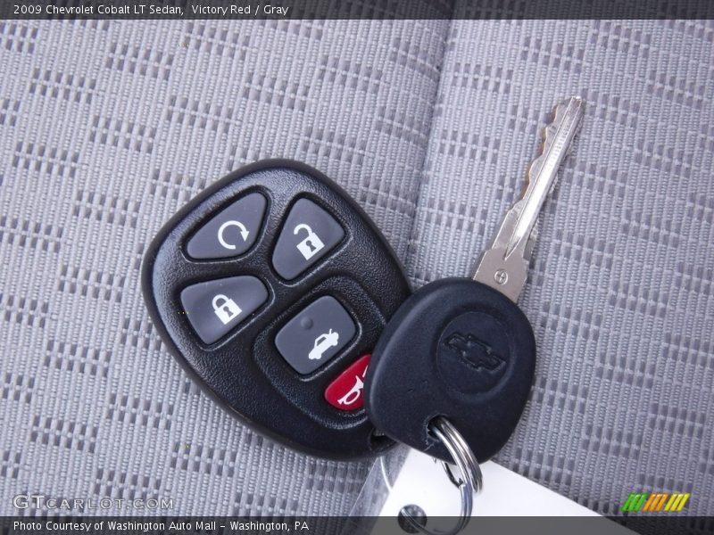 Victory Red / Gray 2009 Chevrolet Cobalt LT Sedan