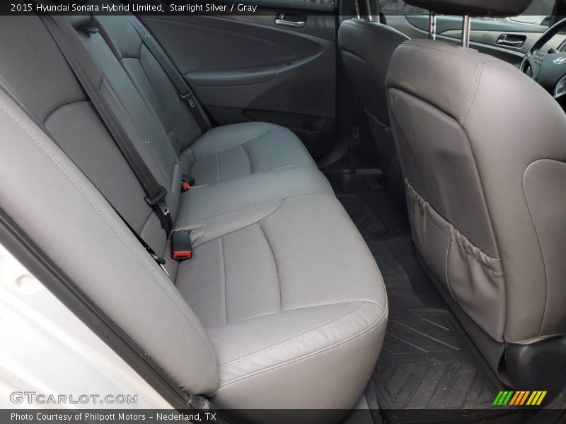 Starlight Silver / Gray 2015 Hyundai Sonata Hybrid Limited