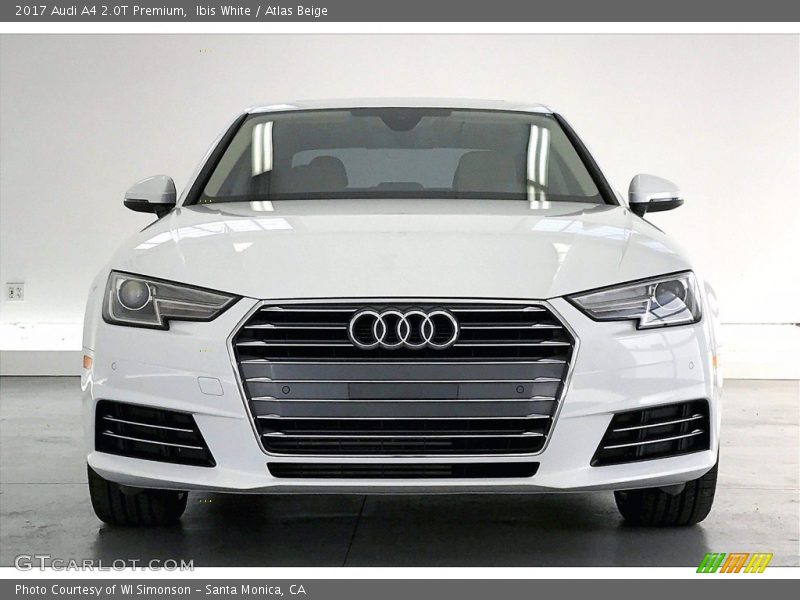 Ibis White / Atlas Beige 2017 Audi A4 2.0T Premium