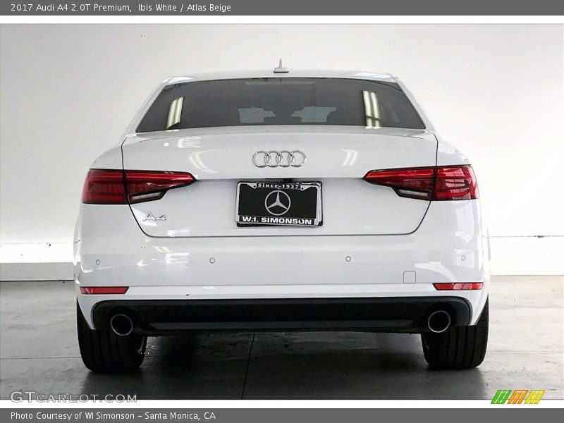 Ibis White / Atlas Beige 2017 Audi A4 2.0T Premium