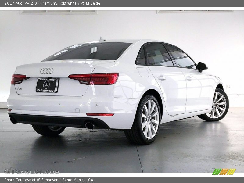 Ibis White / Atlas Beige 2017 Audi A4 2.0T Premium