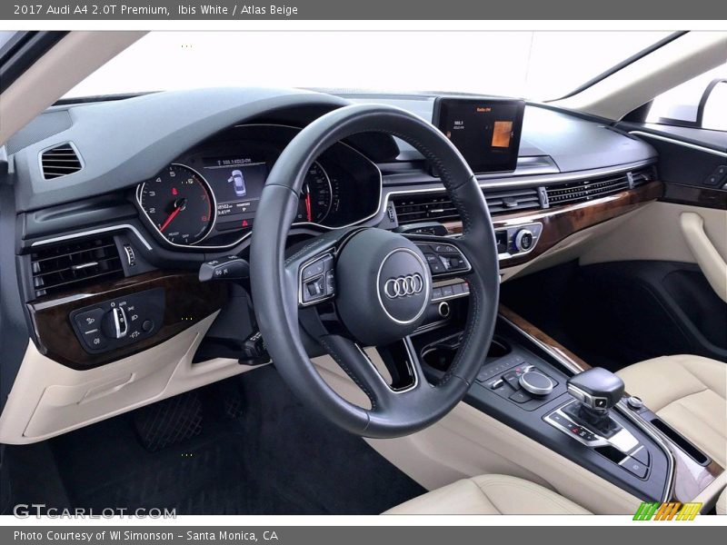 Dashboard of 2017 A4 2.0T Premium