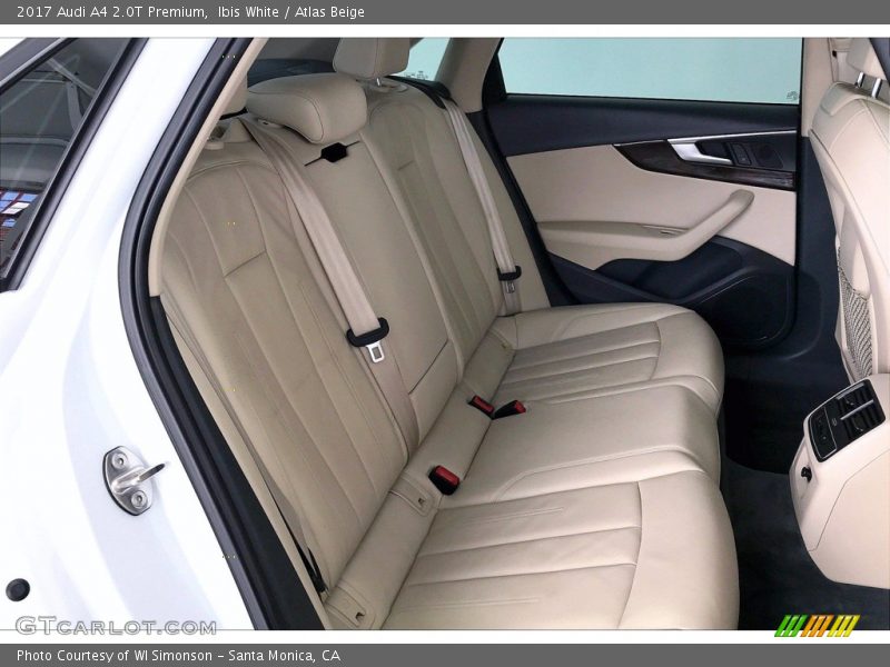 Rear Seat of 2017 A4 2.0T Premium
