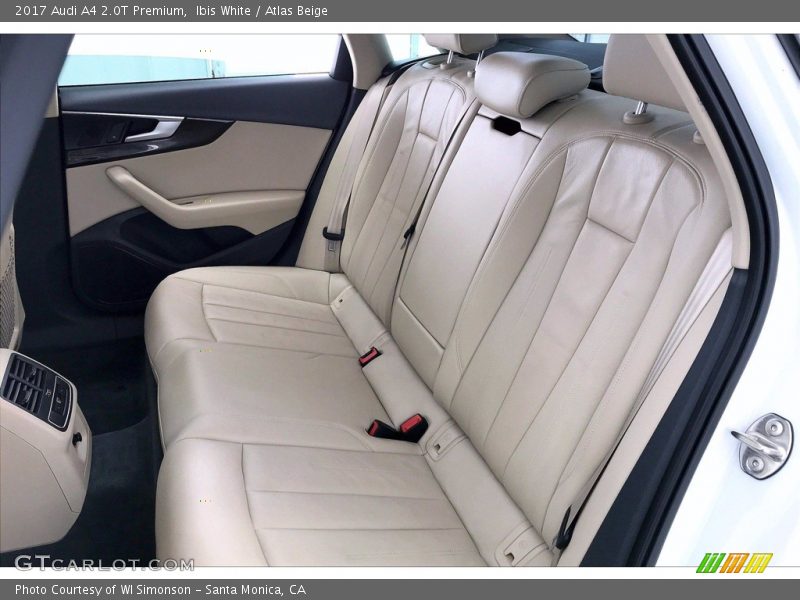 Rear Seat of 2017 A4 2.0T Premium