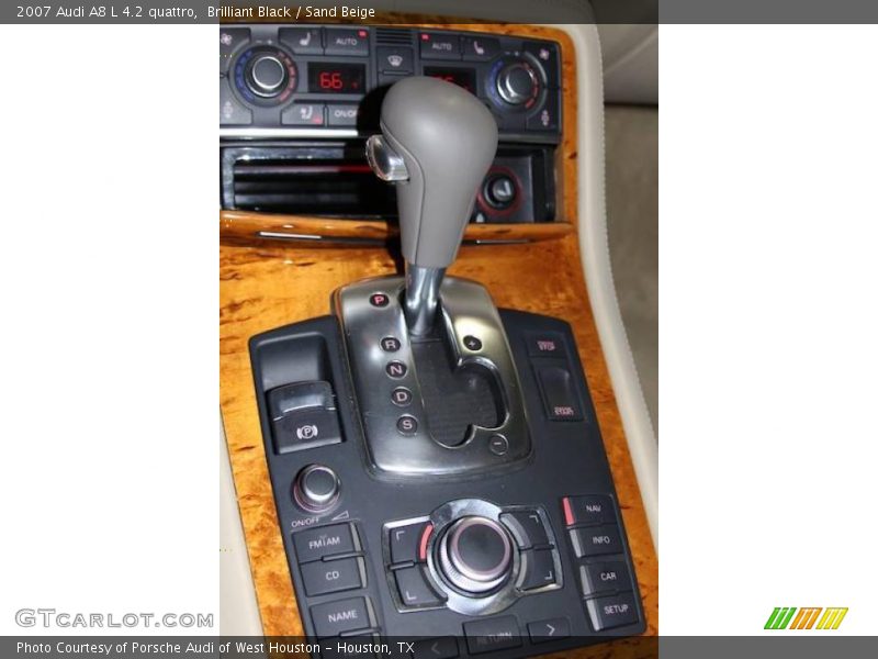 Brilliant Black / Sand Beige 2007 Audi A8 L 4.2 quattro