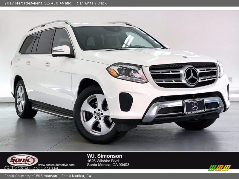 Polar White / Black 2017 Mercedes-Benz GLS 450 4Matic