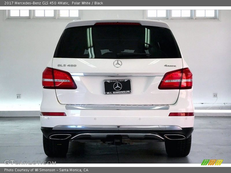 Polar White / Black 2017 Mercedes-Benz GLS 450 4Matic