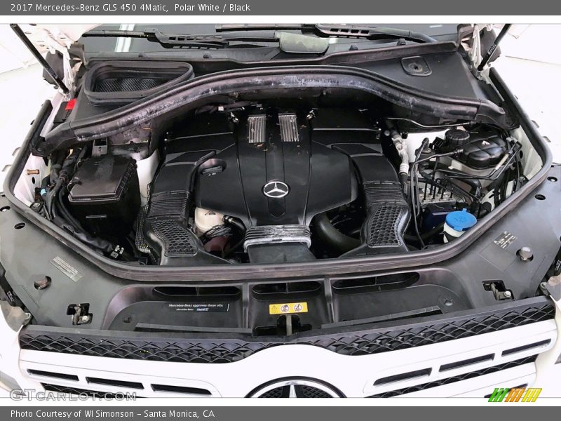 Polar White / Black 2017 Mercedes-Benz GLS 450 4Matic
