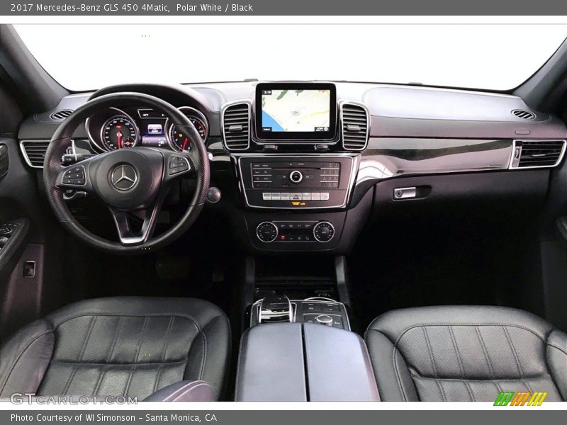 Polar White / Black 2017 Mercedes-Benz GLS 450 4Matic
