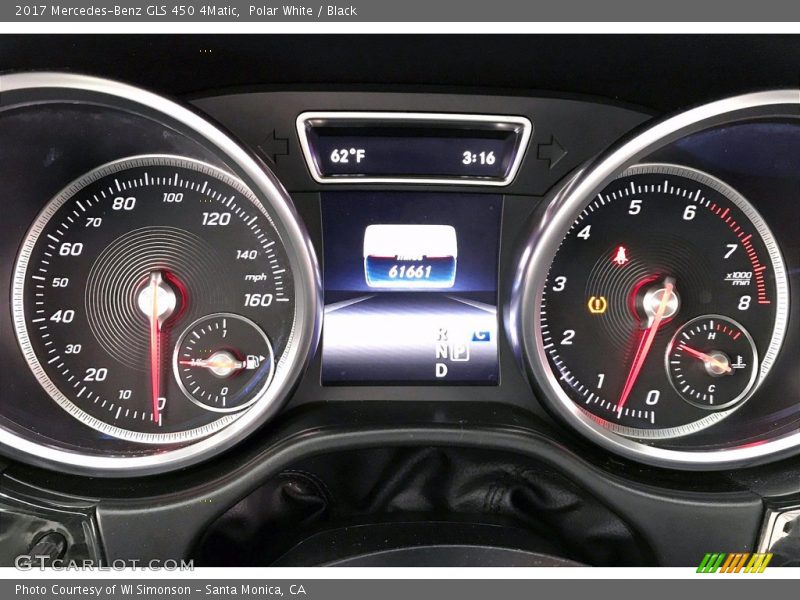 Polar White / Black 2017 Mercedes-Benz GLS 450 4Matic