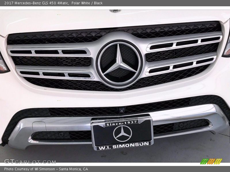 Polar White / Black 2017 Mercedes-Benz GLS 450 4Matic