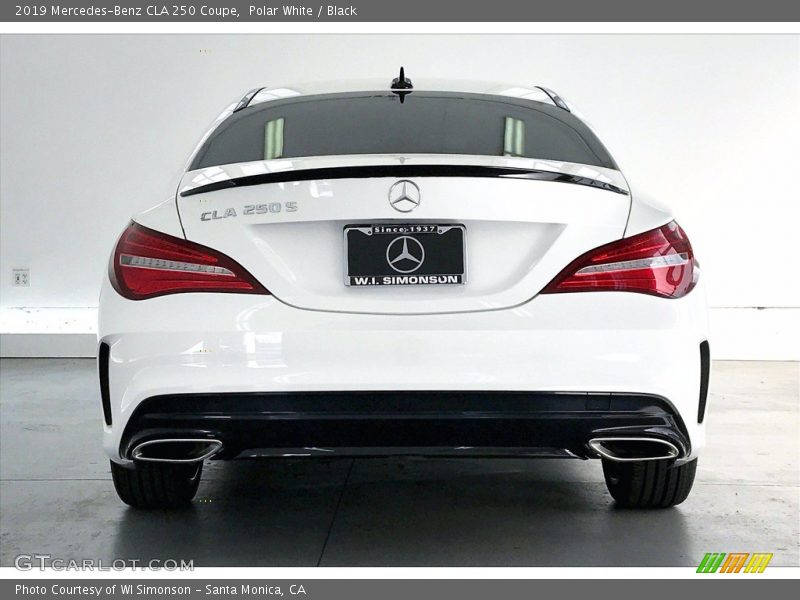 Polar White / Black 2019 Mercedes-Benz CLA 250 Coupe