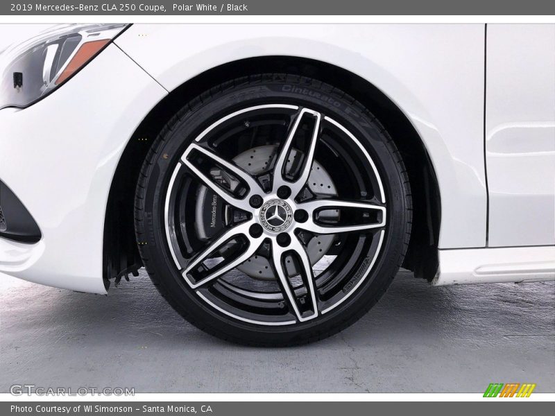 Polar White / Black 2019 Mercedes-Benz CLA 250 Coupe
