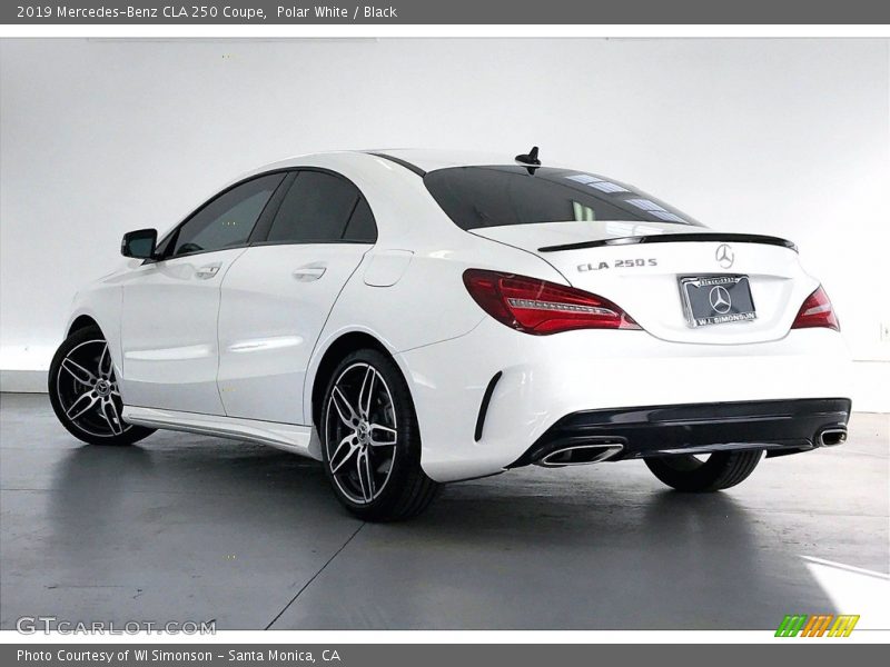 Polar White / Black 2019 Mercedes-Benz CLA 250 Coupe