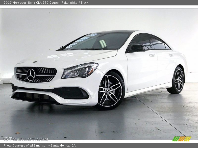 Polar White / Black 2019 Mercedes-Benz CLA 250 Coupe