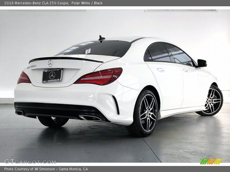 Polar White / Black 2019 Mercedes-Benz CLA 250 Coupe