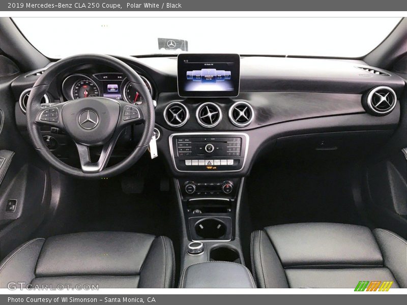 Polar White / Black 2019 Mercedes-Benz CLA 250 Coupe