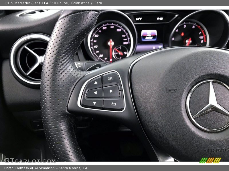 Polar White / Black 2019 Mercedes-Benz CLA 250 Coupe