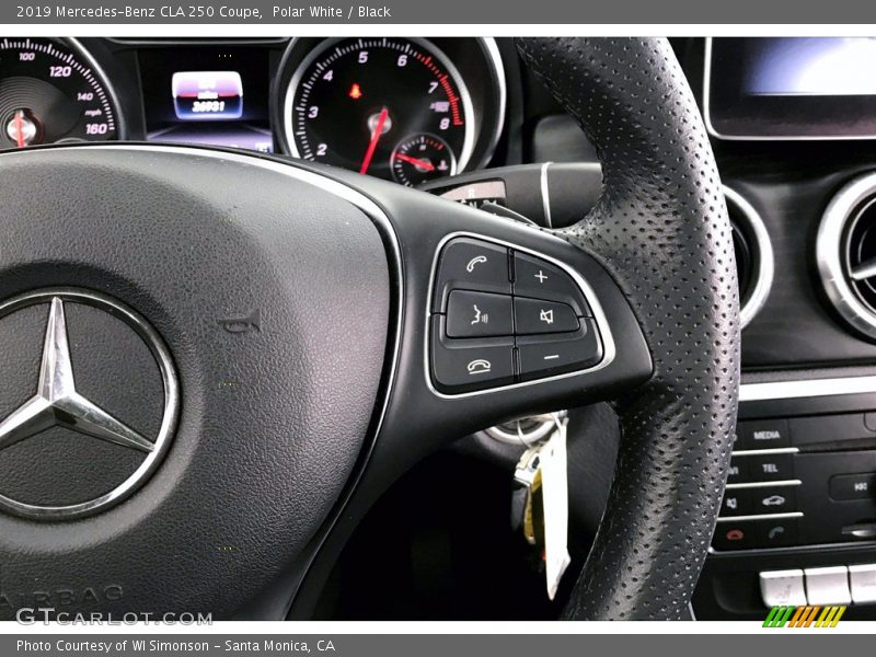 Polar White / Black 2019 Mercedes-Benz CLA 250 Coupe