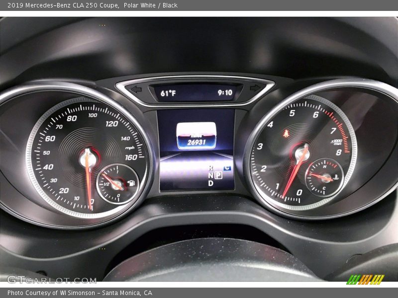 Polar White / Black 2019 Mercedes-Benz CLA 250 Coupe