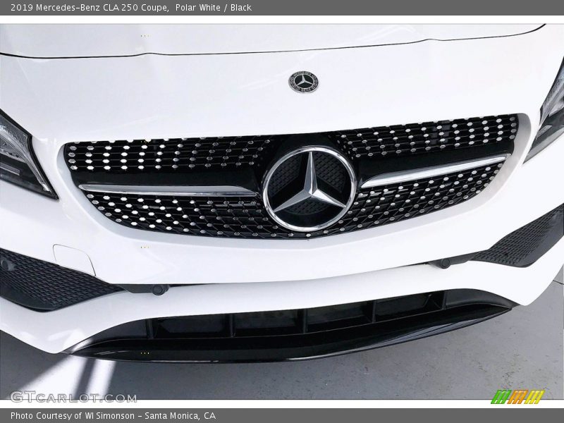 Polar White / Black 2019 Mercedes-Benz CLA 250 Coupe