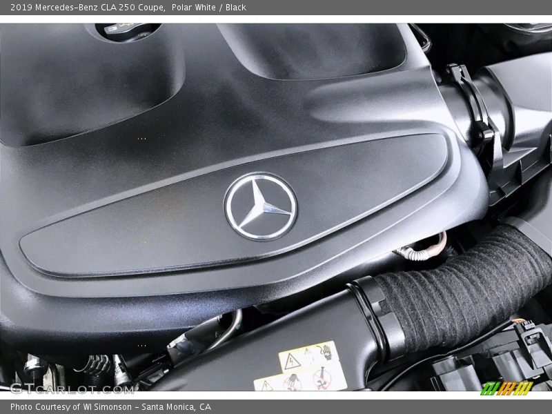 Polar White / Black 2019 Mercedes-Benz CLA 250 Coupe
