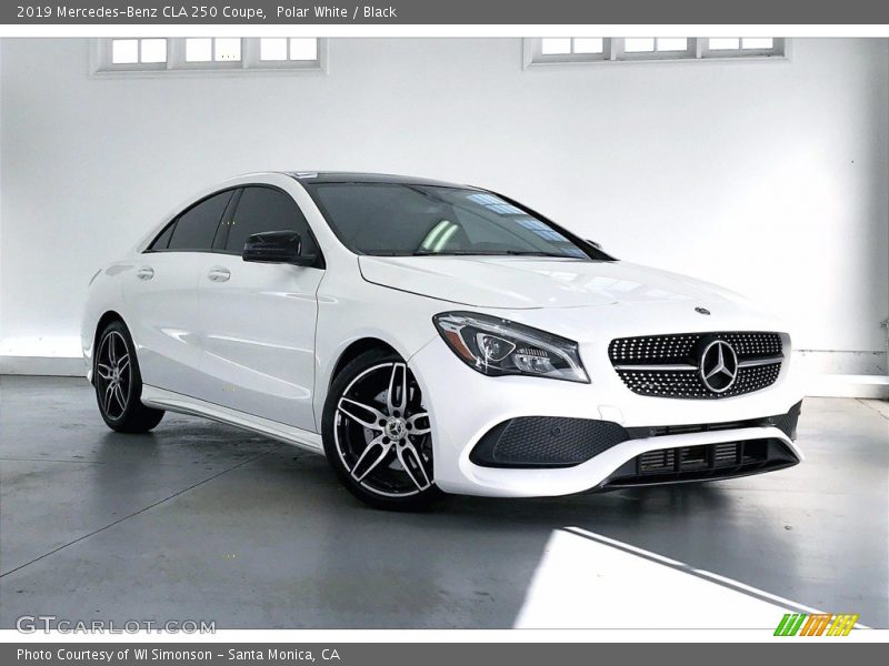 Polar White / Black 2019 Mercedes-Benz CLA 250 Coupe