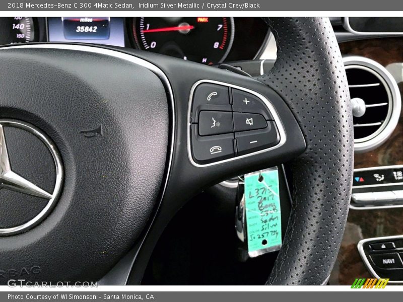  2018 C 300 4Matic Sedan Steering Wheel