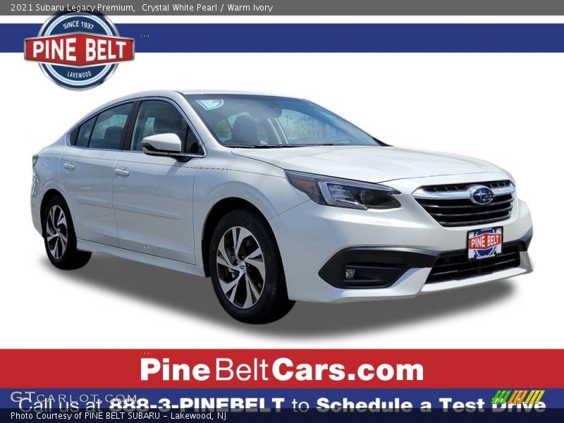 Crystal White Pearl / Warm Ivory 2021 Subaru Legacy Premium