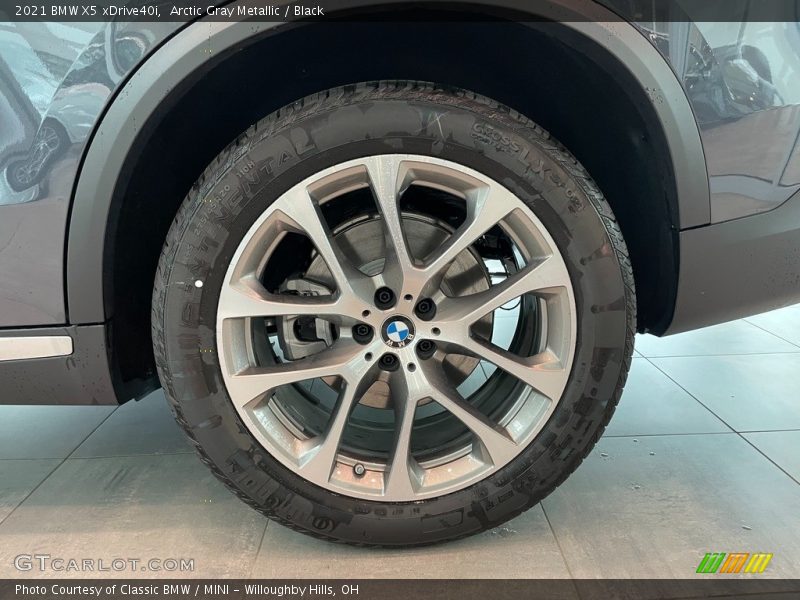Arctic Gray Metallic / Black 2021 BMW X5 xDrive40i