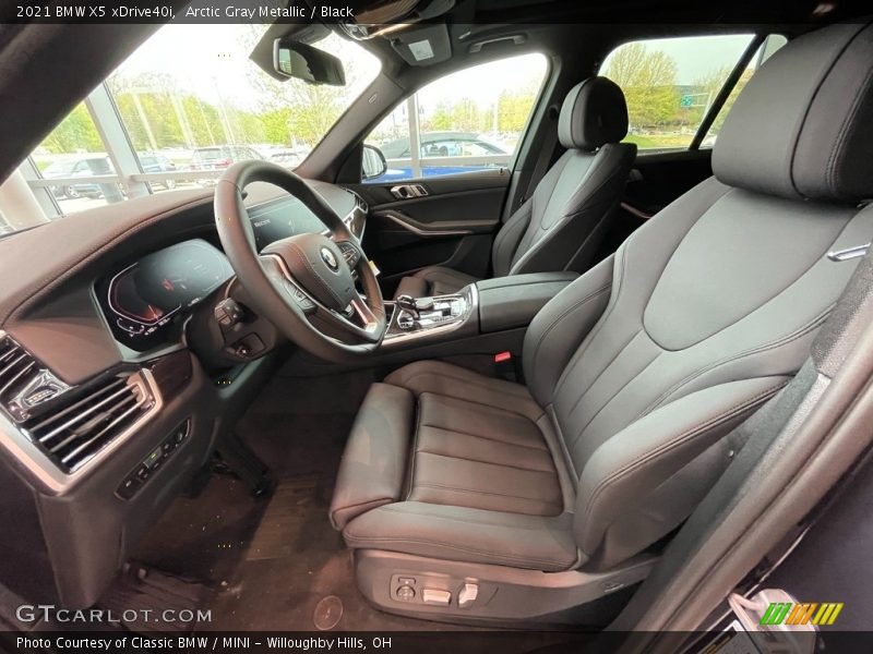Arctic Gray Metallic / Black 2021 BMW X5 xDrive40i