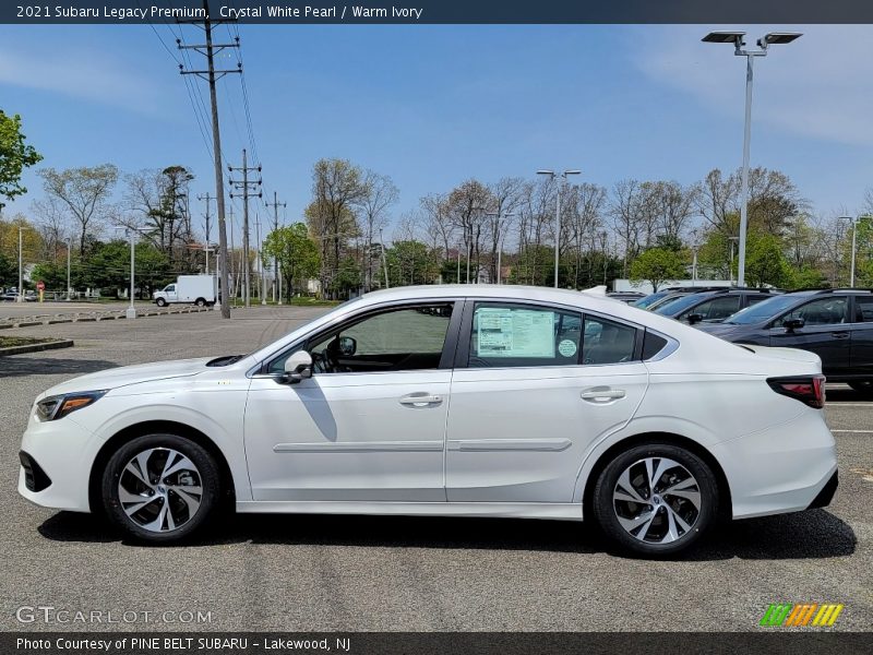 Crystal White Pearl / Warm Ivory 2021 Subaru Legacy Premium