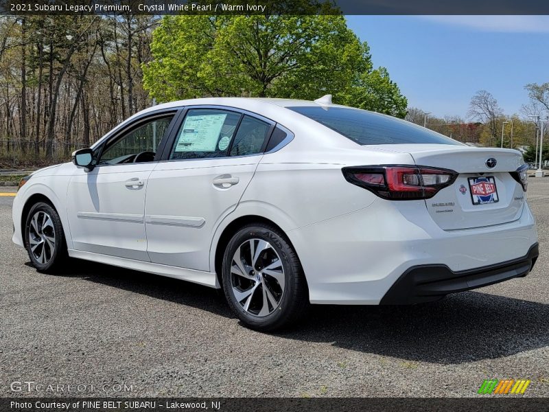 Crystal White Pearl / Warm Ivory 2021 Subaru Legacy Premium