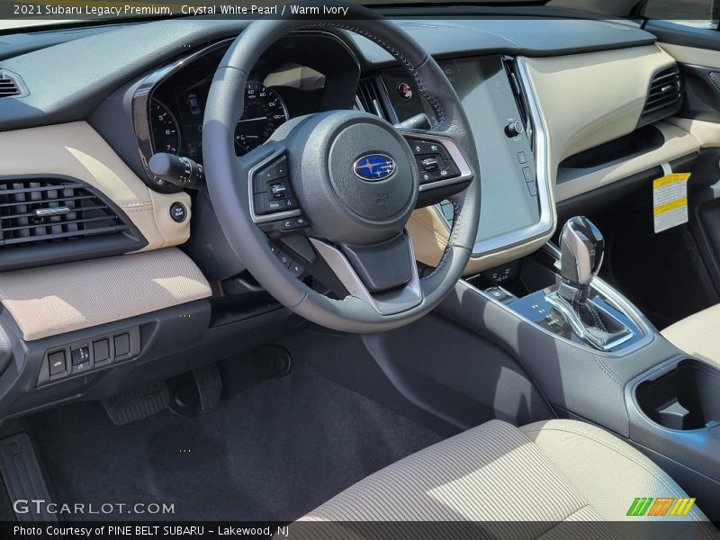 Crystal White Pearl / Warm Ivory 2021 Subaru Legacy Premium