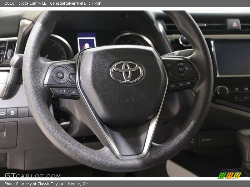 Celestial Silver Metallic / Ash 2018 Toyota Camry LE