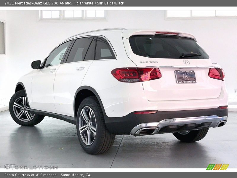 Polar White / Silk Beige/Black 2021 Mercedes-Benz GLC 300 4Matic