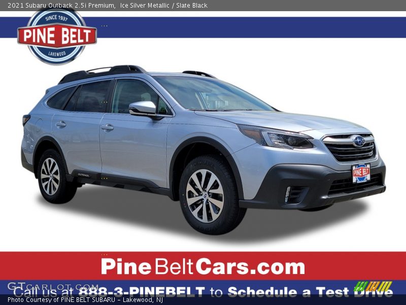 Ice Silver Metallic / Slate Black 2021 Subaru Outback 2.5i Premium