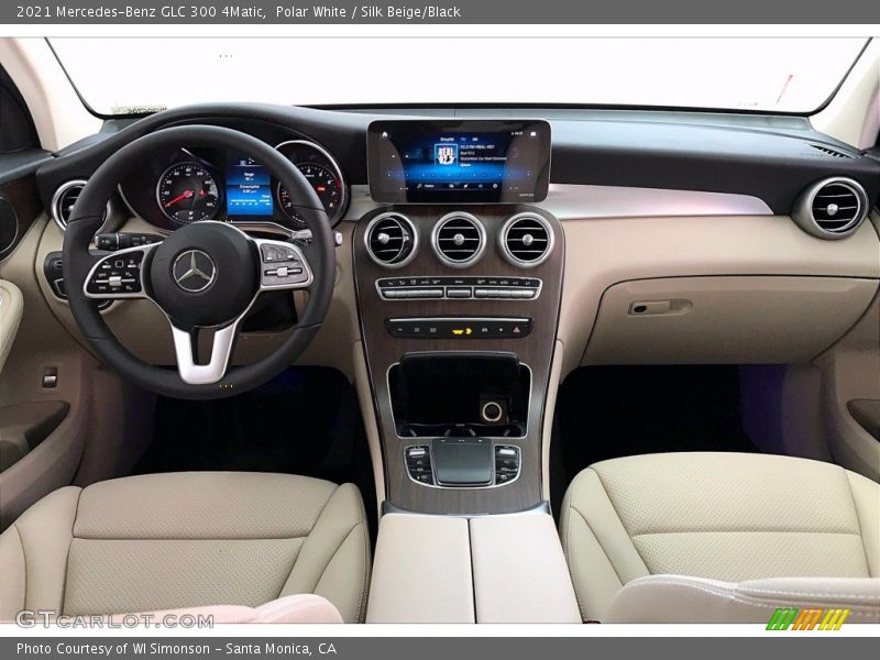 Polar White / Silk Beige/Black 2021 Mercedes-Benz GLC 300 4Matic