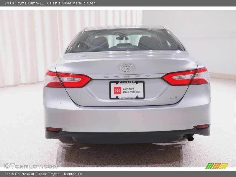 Celestial Silver Metallic / Ash 2018 Toyota Camry LE