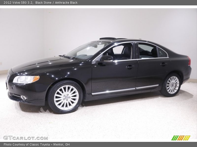 Black Stone / Anthracite Black 2012 Volvo S80 3.2