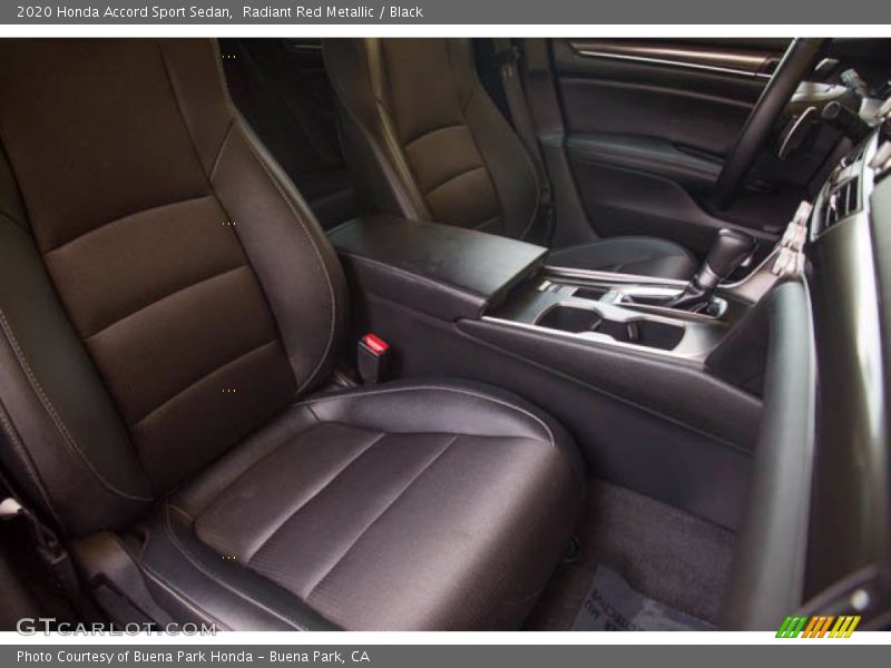 Radiant Red Metallic / Black 2020 Honda Accord Sport Sedan