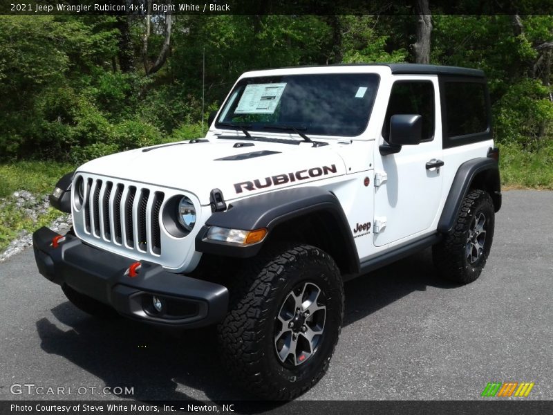 Bright White / Black 2021 Jeep Wrangler Rubicon 4x4