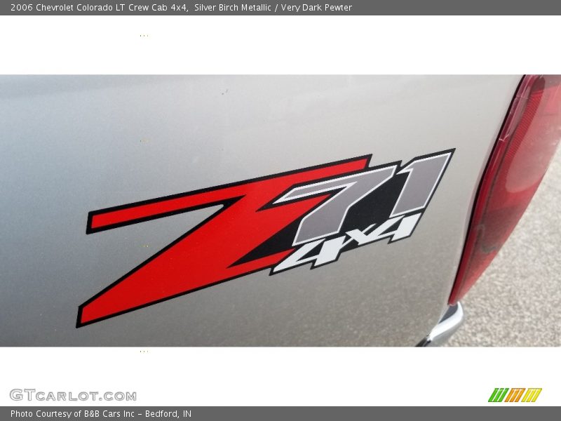 Silver Birch Metallic / Very Dark Pewter 2006 Chevrolet Colorado LT Crew Cab 4x4