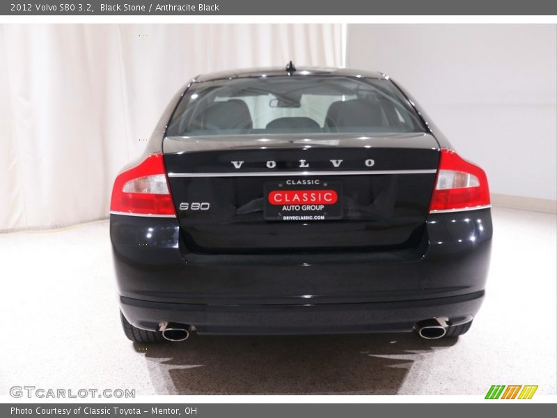 Black Stone / Anthracite Black 2012 Volvo S80 3.2