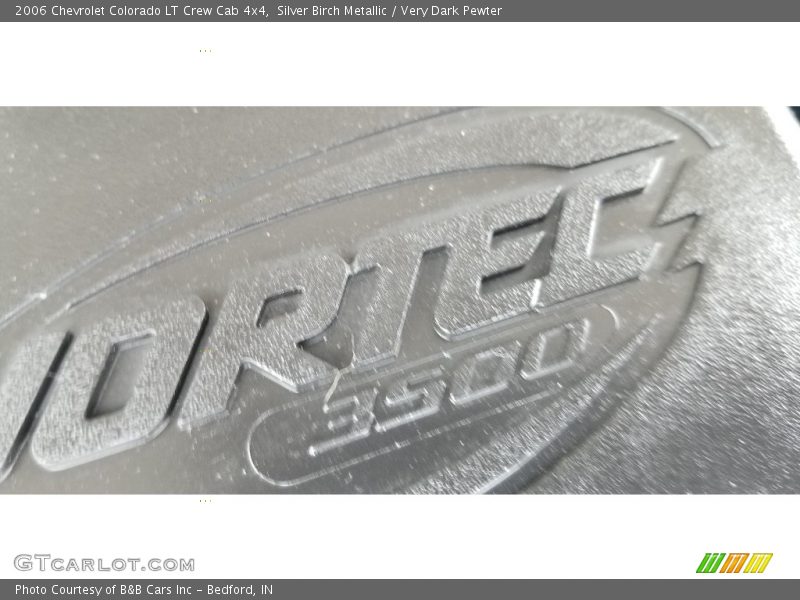 Silver Birch Metallic / Very Dark Pewter 2006 Chevrolet Colorado LT Crew Cab 4x4